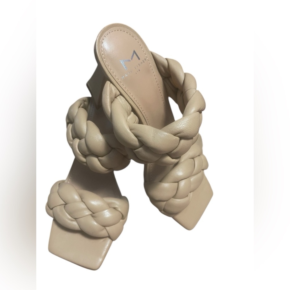 New Marc Fisher Tan Slides - image 1